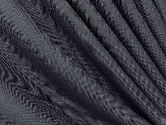 Комплект штор VR-Textil Льон Мішковина 150х270 2шт і Тюль 600х270 1161ш-1672т Графітовий з білим 71-163/5 Київ
