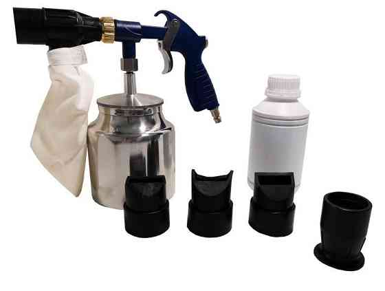 Пістолет піскоструминний пневматичний зі змінними насадками і піском (бачок-1л, сопло-3.2, тиск 6-8b Одеса