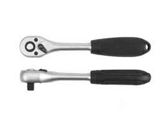 Тріщатка YATO : квадрат M=1/4"(6,3 мм), L=146 мм, пластикова ручка [12/24/96] Одеса