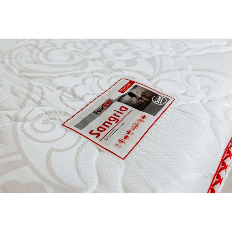 Матрац MatroLuxe Four Red Sangria 140x190 Біло-червоний Київ - фото 8