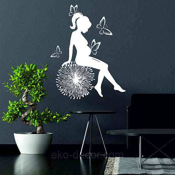 Декоративное настенное Панно «Женское счастье», Декор на стену 110*83 см, Белый Киев