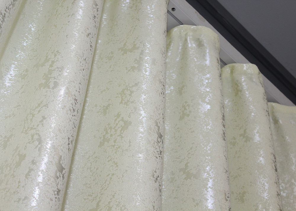 Комплект готовых штор VR-Textil Лен мрамор Pavliani № 1172ш Кремовый 150х270 см 2 шт (33-0005) Киев - изображение 6