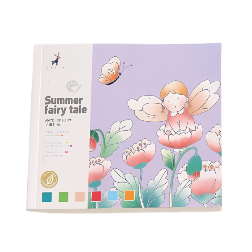 Альбом для розфарбовування з акварельними фарбами розмальовка "Summer fairy tale" для творчості та живопису Кам'янець-Подільський - фото 2