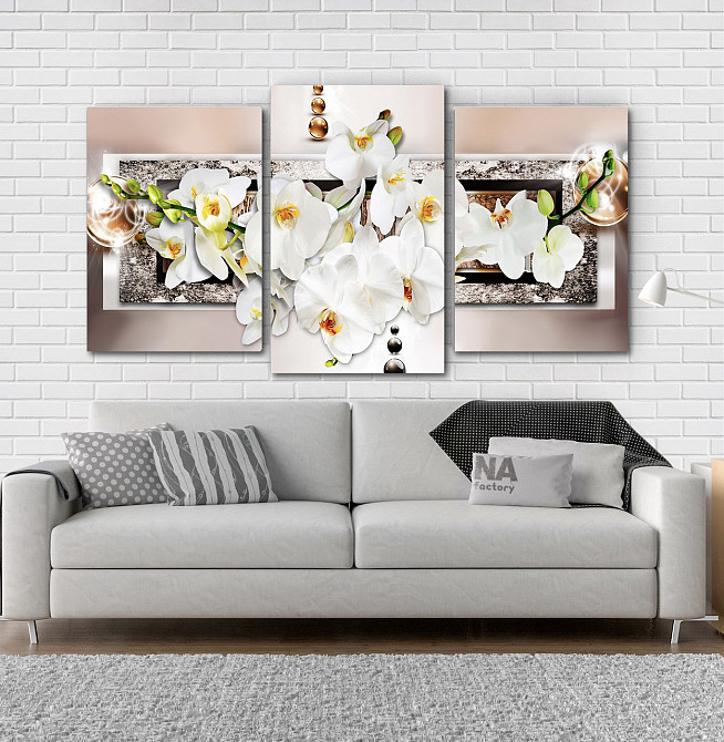 Модульная картина Цветы Абстракция Art-220_3 Киев - изображение 2