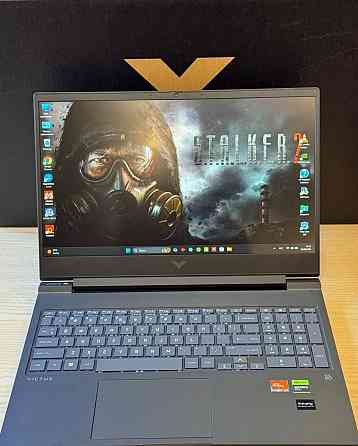 Топовий ігровий ноутбук HP-Victus-16 (AMD R7-7840HS/RTX4050-6Gb-120W) Київ