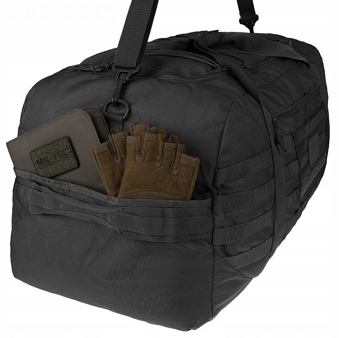 Транспортна Тактична Сумка 105 літрів Mil-Tec від Sturm "Combat Parachute Cargo L" (13828202) Black Нововолинськ - фото 8