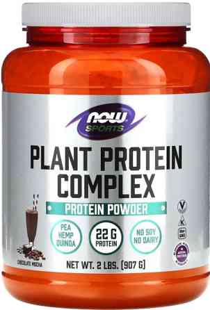 Протеин растительный Now Foods Plant Protein 907 гр шоколадный мокко Киев