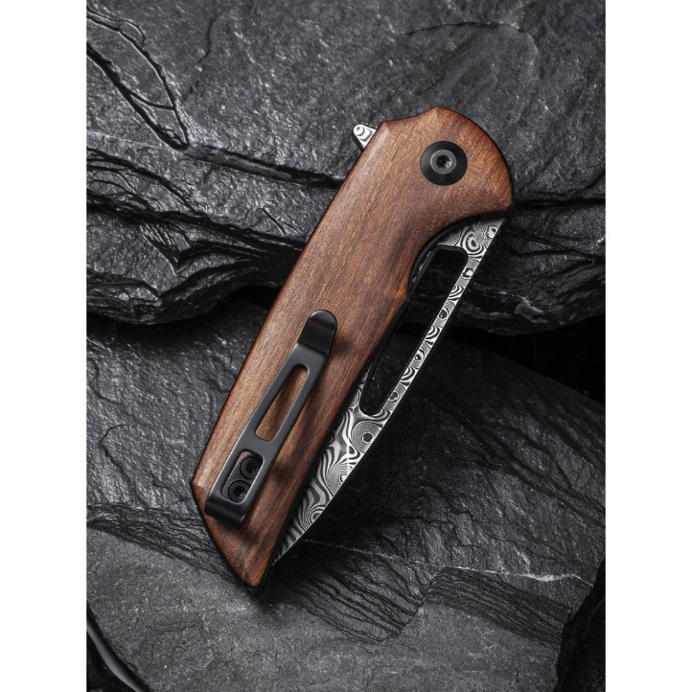 Ніж складаний кишеньковий Civivi Odium, (6.7 см) Damascus / Guibourtia Wood Київ - фото 13