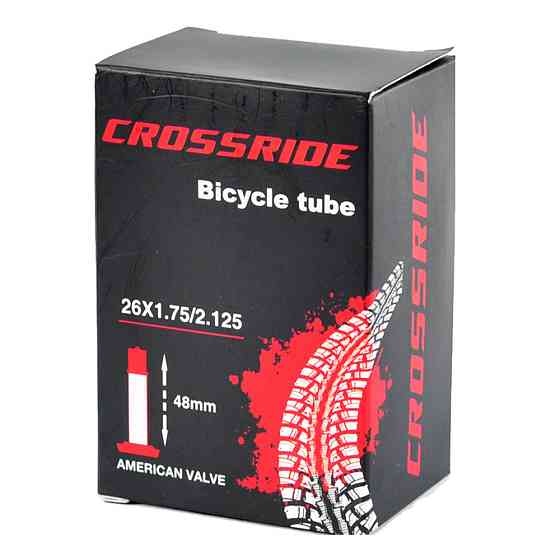 Камера для велосипеда Crossride 26x1,75/2,125 AV 48mm Бровары