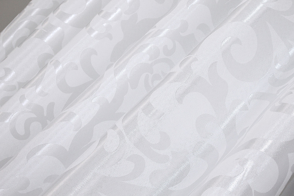 Комплект готових штор VR-Textil Жакард Вензель № 418ш Білий 100х270 см 2 шт (31-558) Київ - фото 6