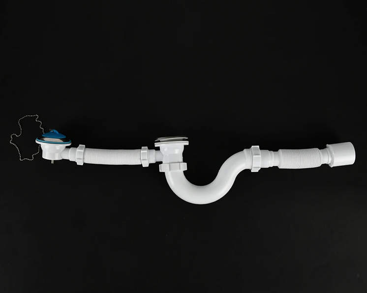 Сифон для ванни Zerix SV-01-A 1 1/2" прямоточний з випуском та переливом (ZX4957) Чернівці - фото 4