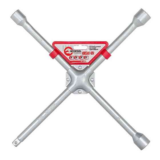 Ключ баллонный крестовый, 16x406 мм, D=16 мм, 17, 19, 21, 22 мм. Профессиональный Мукачево