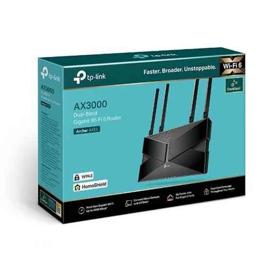 Бездротовий маршрутизатор TP-Link Archer AX53 ( Black ) Харків