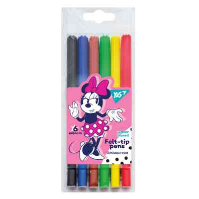 Фломастеры Yes Minnie Mouse, 6 цветов (650512) Винница