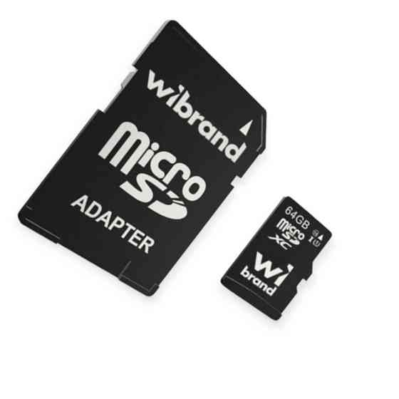 Карта памяти microSDHC 64Gb class 10 (adapter SD) Wibrand Мукачево