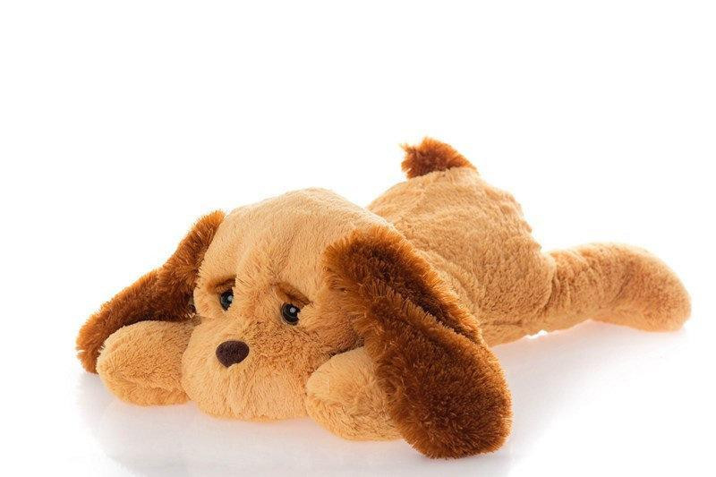 М'яка іграшка Собака Аліна Тузік 50 см медово-коричневий Київ - фото 1