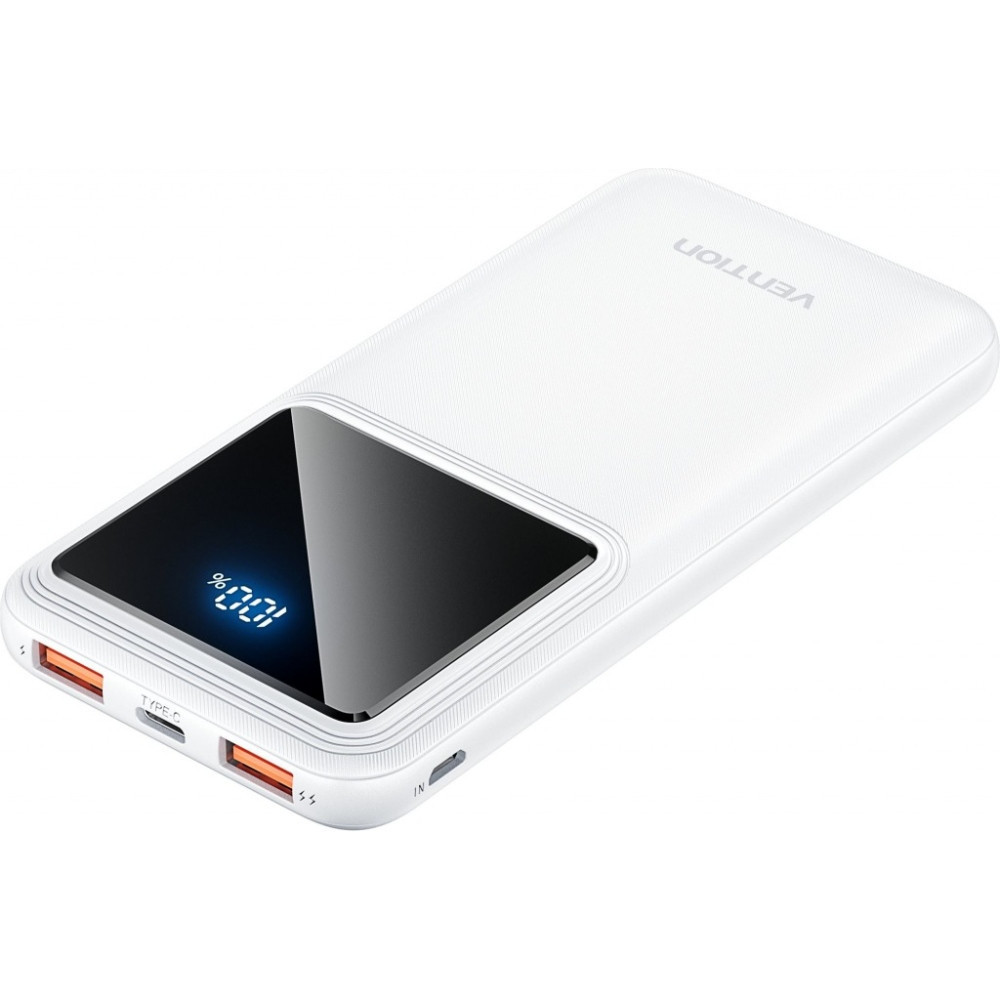 Універсальна мобільна батарея Vention 10000 mAh PD QC 3.0 White (FHKW0) ( 22237 ) Харьков - изображение 8