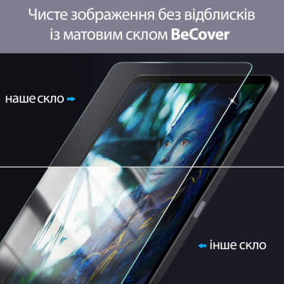 Стекло защитное BeCover Matte Anti-Glare Apple iPad Pro 11" M4 2024 (713707) Винница - изображение 5