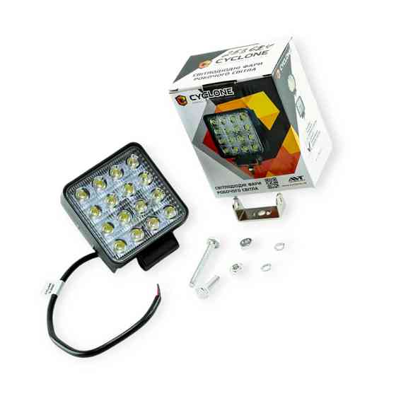 Фара дополнительная LED 106х106х60 (Д В Ш) 48W дальний Мукачево