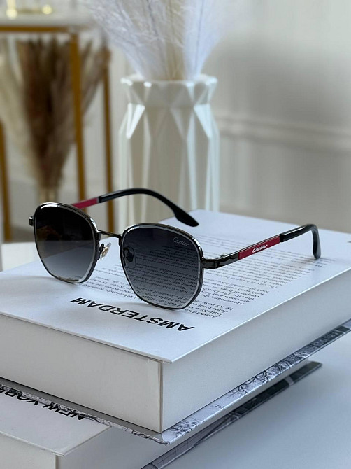 Женские очки Cartier на среднее лицо с металлической оправой MasterSem Киев - изображение 7