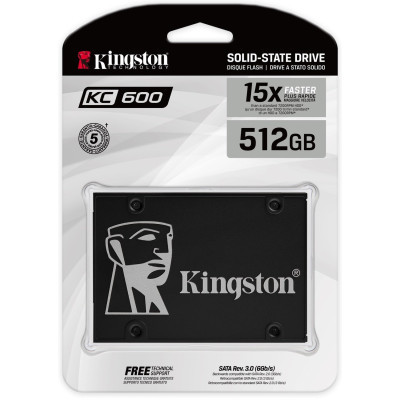Накопитель SSD 2.5" 512GB Kingston (SKC600/512G) Винница - изображение 3