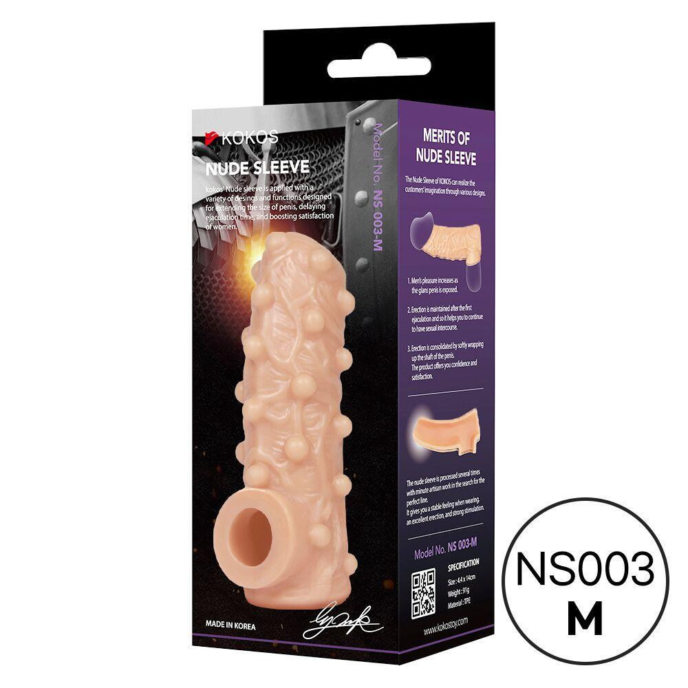 Насадка на член Kokos Nude Sleeve NS 003 M Sex Aura Киев - изображение 2
