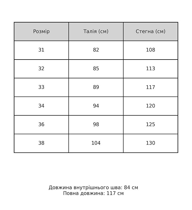 Джинси жіночі Vanver 82081 палаццо широкі талія на резинці зі шнурком чорні, чорний, З8, 38, 104 см, 130 см Київ - фото 10