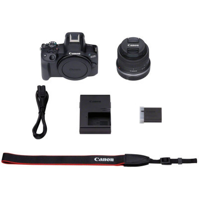 Цифровой фотоаппарат Canon EOS R50 + RF-S 18-45 IS STM Black (5811C033) Винница - изображение 5