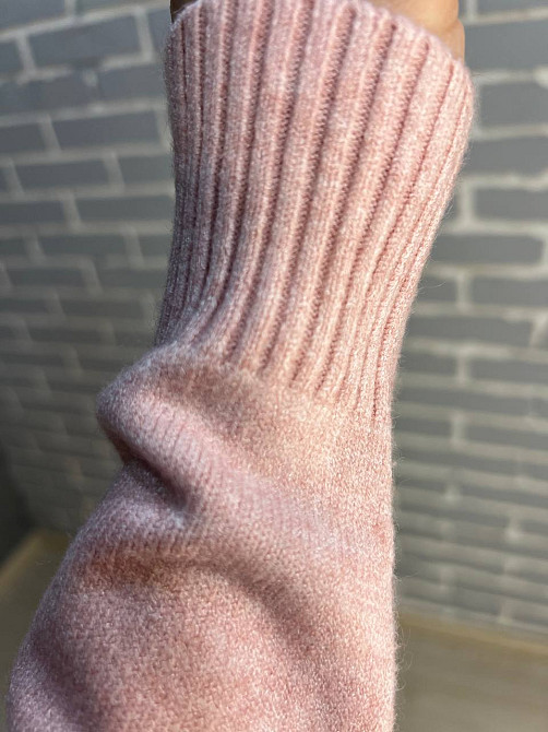 Платье женское LES ETOILES CLAIRES 8198 свитер оверсайз с карманами средняя длина one size, розовый, one size Киев - изображение 2