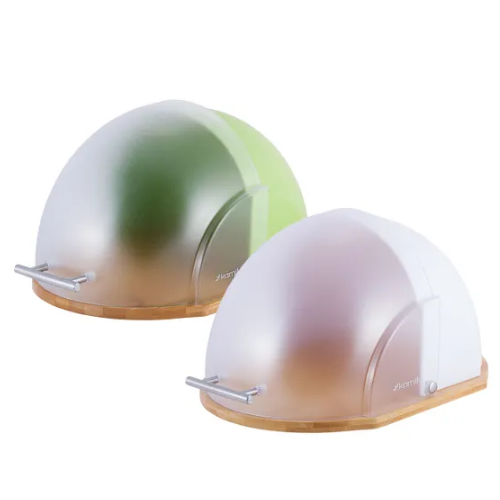 Хлібниця 36,5*26,5*19см бамбук/пластик біла,салатова 1100 KAMILLE Житомир - изображение 2