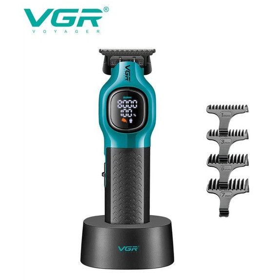 Триммер для стрижки аккумуляторный профессиональный, Мужской набор для стрижки волос беспроводной WU-35 Львов - изображение 1