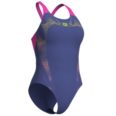 Купальник Arena Spider Web Swimsuit V Back 007988-890 рожевий 38 (3468337495970) Вінниця - фото 6
