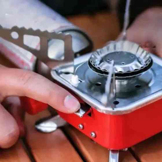 Туристичная газовая плита, Горелка туристическая для отдыха, Ультралёгкая туристическая газовая горелка FN-51 Львов