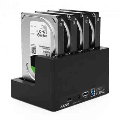 Док-станція для накопичувачів Maiwo 4*HDD 2,5&quot;/3,5&quot; SATA/SSD USB3.0 (K3094A) Вінниця