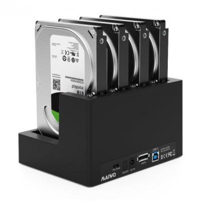 Док-станція для накопичувачів Maiwo 4*HDD 2,5&quot;/3,5&quot; SATA/SSD USB3.0 (K3094A) Вінниця - фото 6