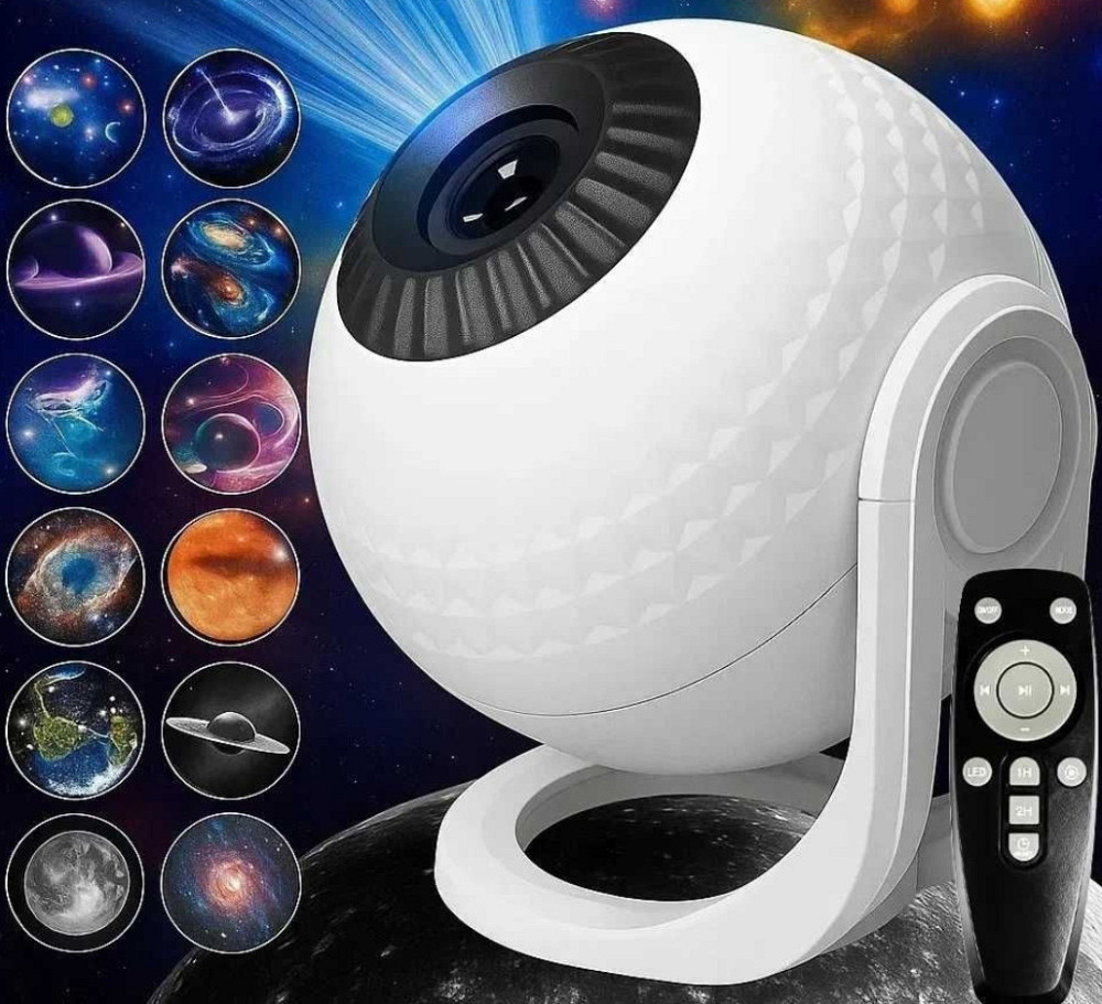 Домашній планетарій, Проектор зоряного неба, Нічник галактика. Київ - фото 7