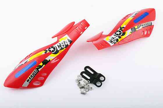 Захист рук на кермо (mod:4, GLOVES, червоні) XJB Київ