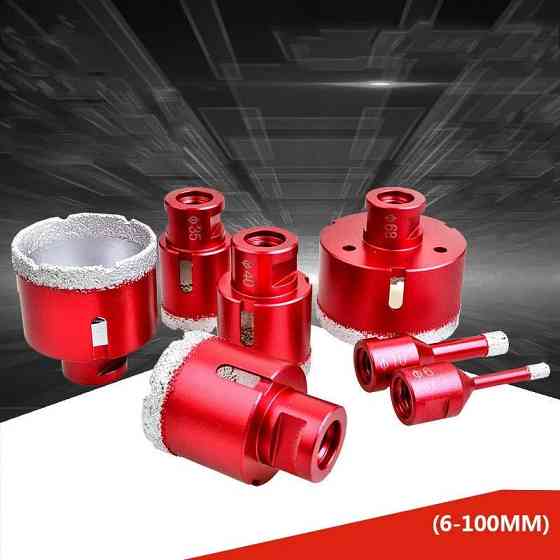 Алмазні коронки, коронки для плитки, коронки для розеток, коронки по керамограніту, коронки для плитки 55 мм (98745571) Київ