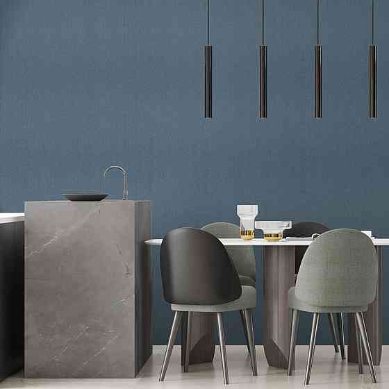 Самоклеящаяся виниловая плитка в рулоне 600х3000х2мм Серо-синий холст Мат SW-00002035 Днепр