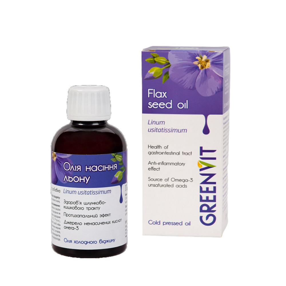 Олія насіння льону / ТМ Грін-Віза / 200мл Київ - фото 2