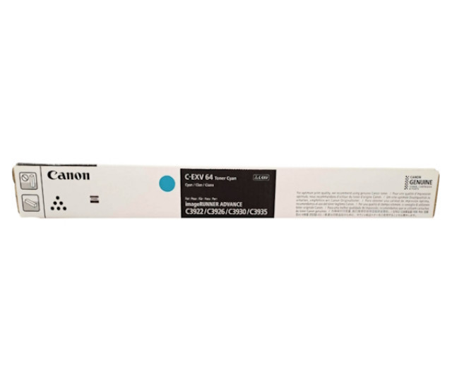 Картридж для лазерного принтера Canon C-EXV64 toner cyan Голубой (5754C002AA) Киев - изображение 1