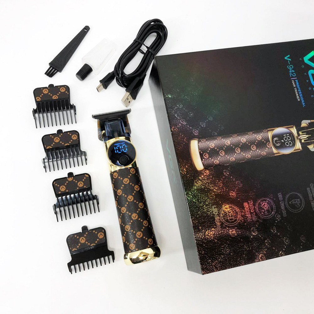 Професійна акумуляторна машинка Акумулятор, Професійний бездротовий тример, Домашні машинки для стрижки AK-62 Львів - фото 20