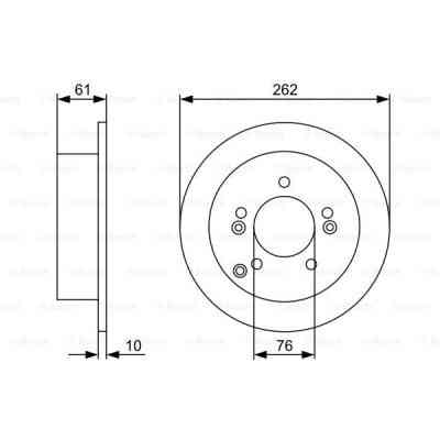 Тормозной диск Bosch 0 986 479 345 Винница