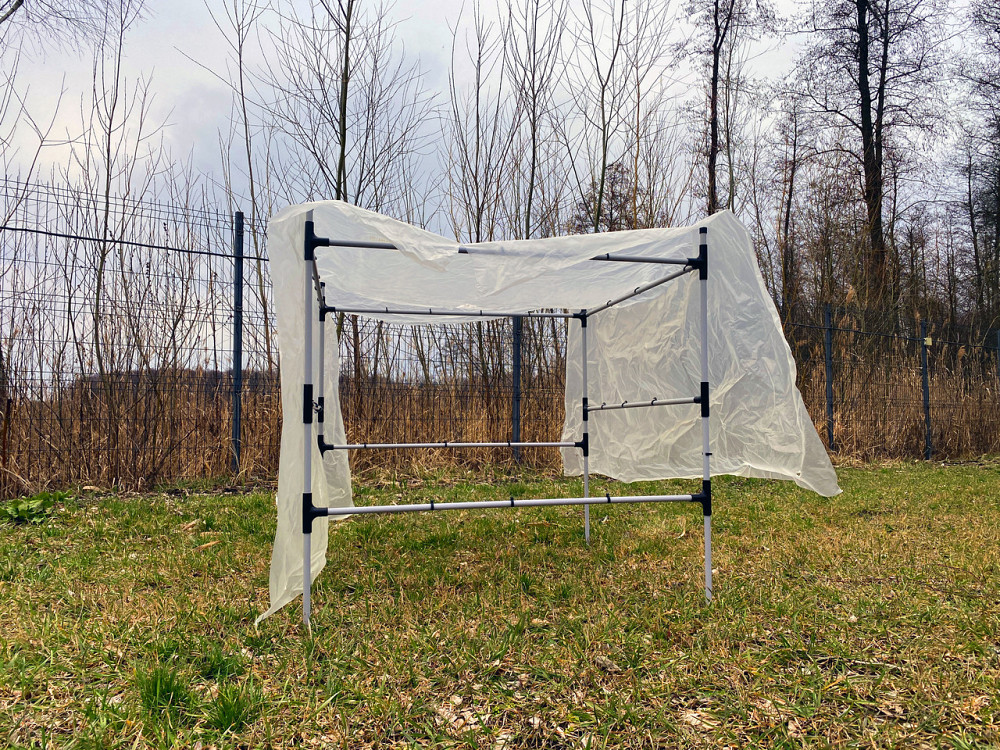 Садова опора для міні-парника Tetra. Каркас для міні теплиці на дачі. Системи для підв'язки рослин. Бориспіль - фото 10