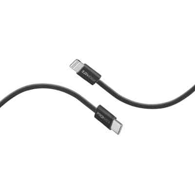 Дата кабель USB-C to Lightning ecoline-ci120.black Promate (ecoline-ci120.black) Вінниця