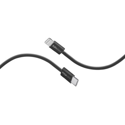 Дата кабель USB-C to Lightning ecoline-ci120.black Promate (ecoline-ci120.black) Вінниця - фото 1
