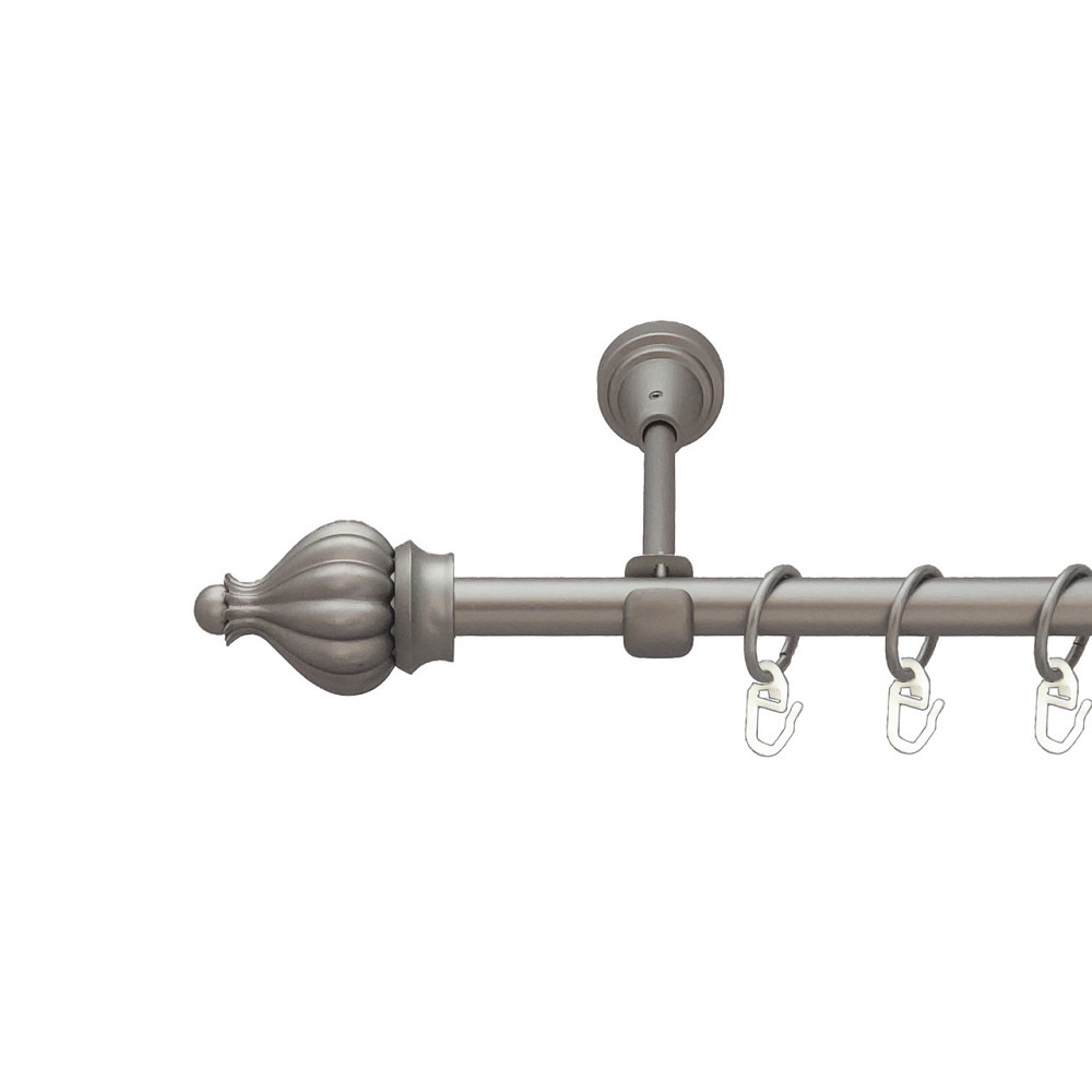 Карниз Orvit Таджа металевий однорядний відкритий Сатин 16 мм 160 см (6091371) Львів - фото 1