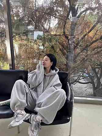 Жіночий утеплений оверсайз костюм двійка тринитка на флісі + рибана Меланж, 48/50 Одеса