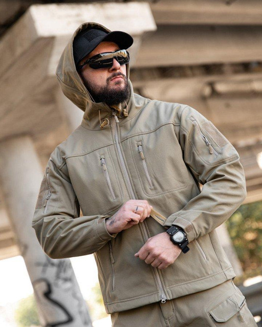 Міська тактична куртка MAXIMUS софтшел coyot ПП7989 Одеса - фото 2