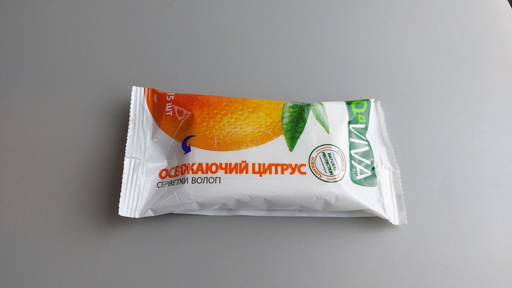Влажная салфетка  15 шт 
